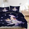 3pcs Mickey Mouse Printed Bedding Set, Breathable And Soft, Machine Washable, Christmas Gift, Suitable for Bedroom Decoration, 094