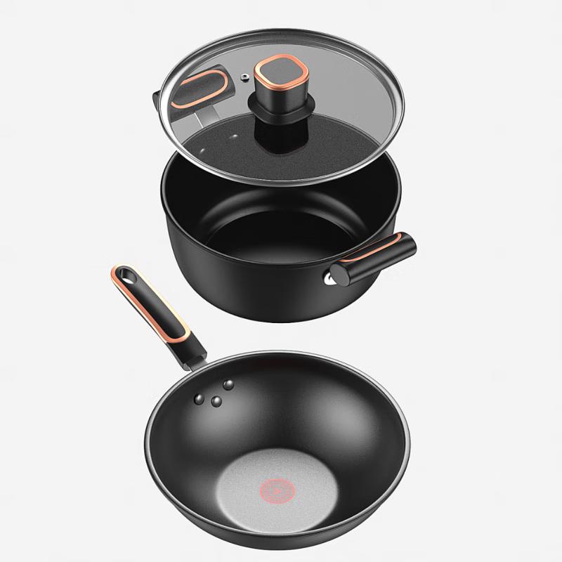 Rongshida Temperature Control Wok and Soup Pot Set