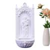 St Anthony Statue White Resin Religious Sculpture Saints Holy Statue Figurine For Book Shelve Study Room Home Decor Gifts