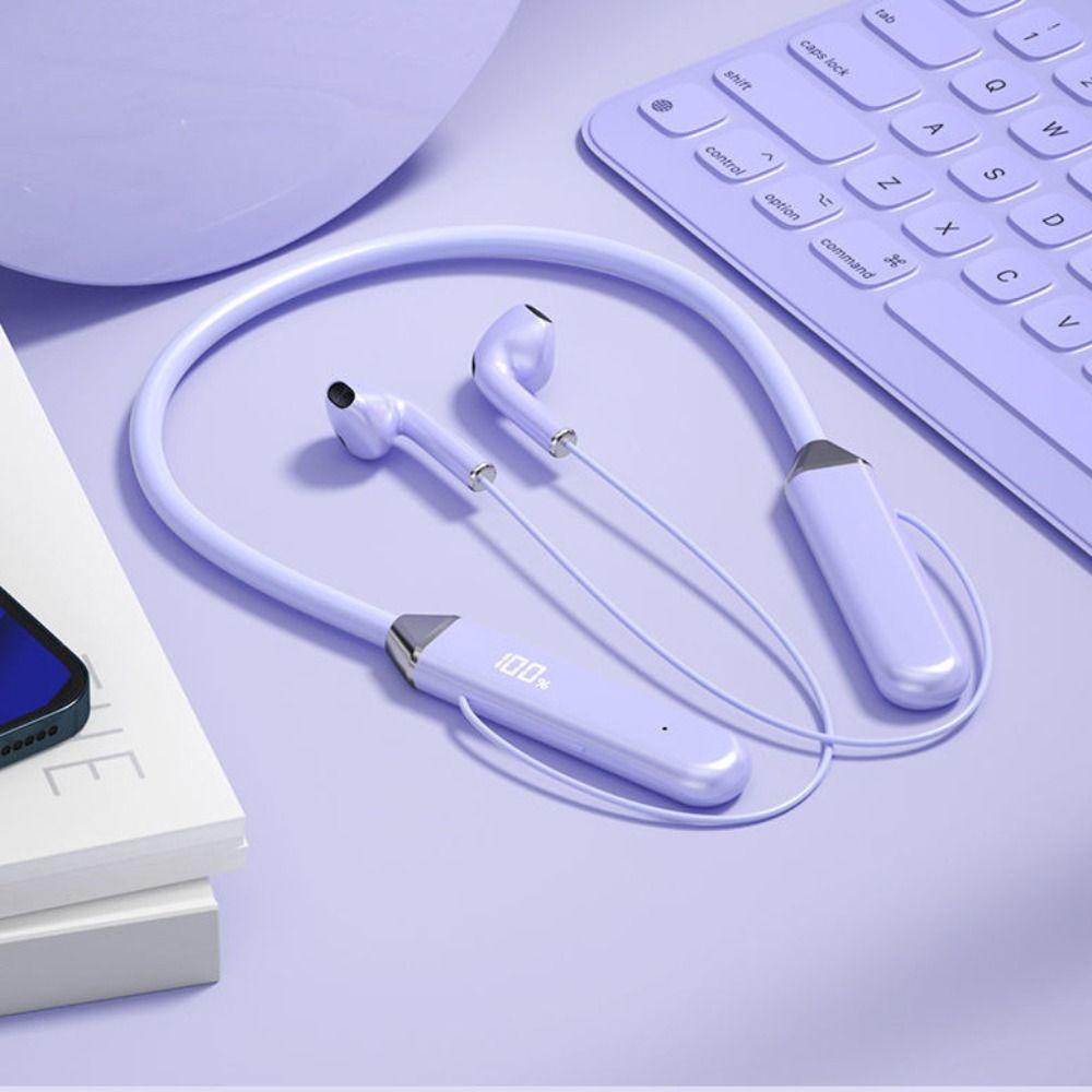 Waterproof Wireless Headphones With Microphone Neckband Headphones Bluetooth Earphone  Sports