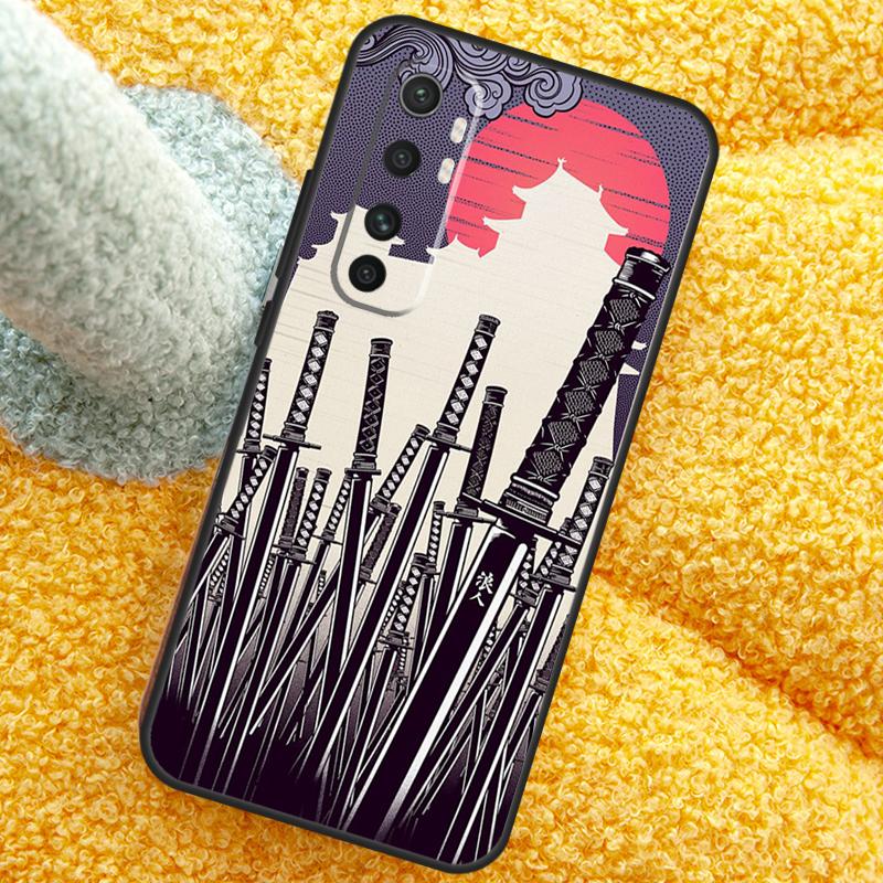 Japan Samurai Ninja Ronin Case For Xiaomi 13T 14T 15T 14 15 Ultra 17 Pro Max Cover For POCO F8 F7 X7 Pro F5 F6 X5 X6