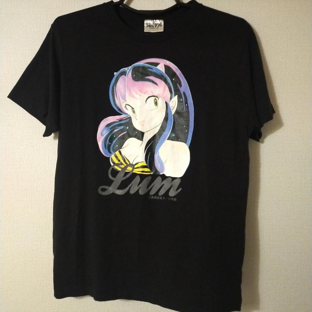 

[USED] Lum-chan Urusei Yatsura T-shirt Black L Official