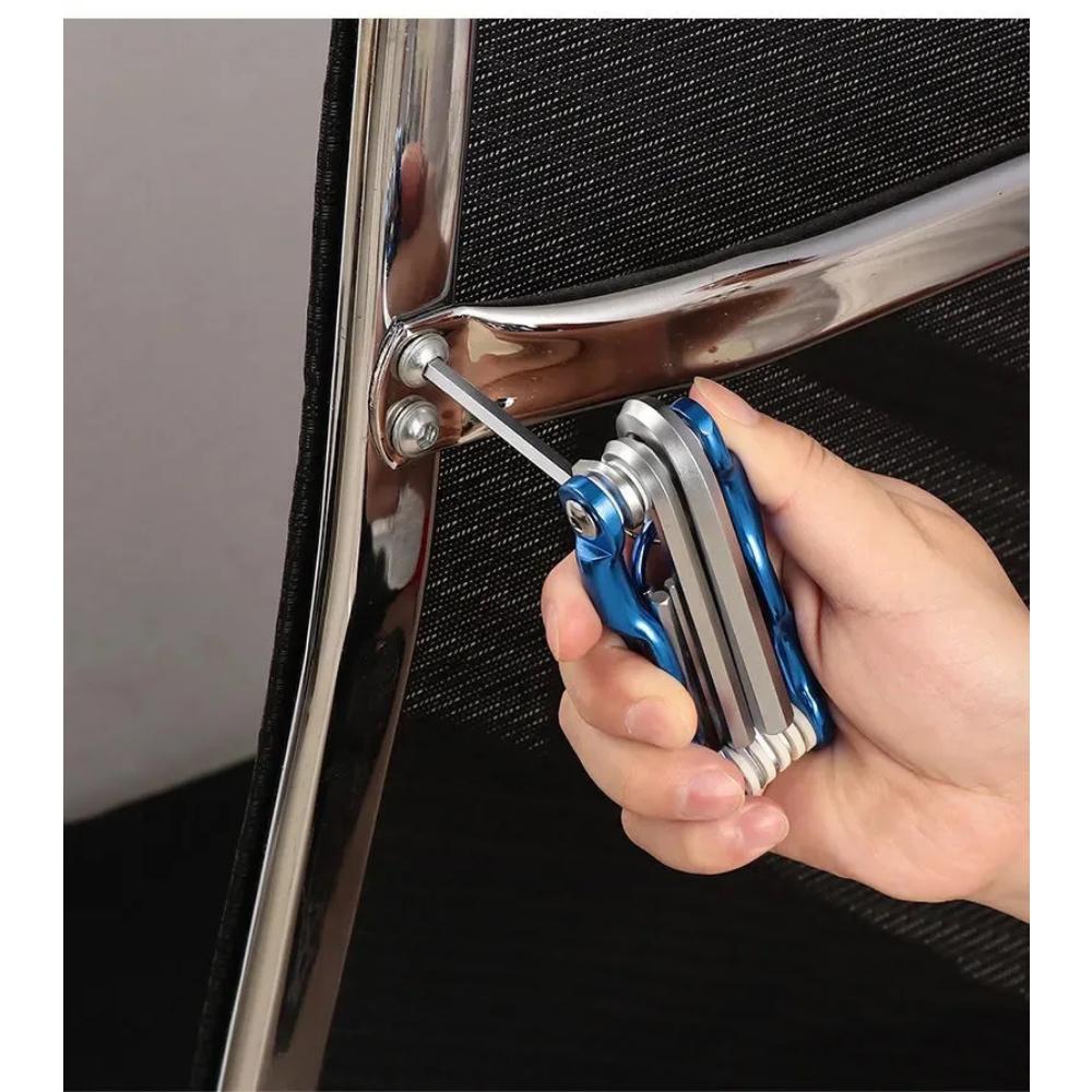 2025 Set Chei Hexagonale Pliabile Portabile Allen Metalic Sistem Metric Torx Hexagonal Cheie Fixă Șurubelniță Cheie Hexagonală Unealtă de Mână de Înaltă Calitate