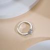 Bright Hand Jewelry Inlaid Ring Zircon Tail Ring Silver Jewelry Ring Female