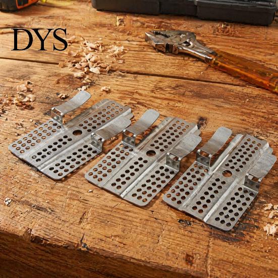 Metal Drywall Clips 10Pcs Repair with 20 Screws, Fastener Clip Fits 1/2" Ceiling 5/8" Panels, Stainless Steel for DIY Damaged Walls Repairing