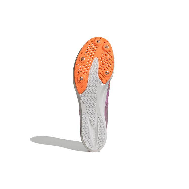 Adidas Adizero Ambition Carbon Plate Professional Shock Absorption Slip Resistant Durable Low Top Running Shoes Unisex Sneakers Purple Orange GX6677