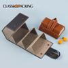 High-End PU Leather Multifunctional Jewelry & Eyeglasses Storage Box - Handmade, Multi-Grid Gift Case