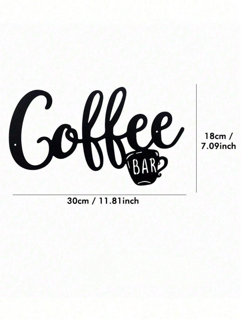 Vintage Metallblech Kaffee Schild Rustikal Industriell Wandkunst Plakette für Zuhause Küche Café Dekor Bauernhaus Geschenk