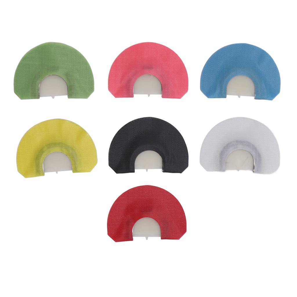 Turkey Mouth Call 7 Colors Realistic Sound Easy to Use Comfortable Diaphragm Mouth Calls Set for Outdoor