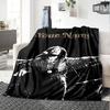 Name Custom Bob Marley Print Flannel Blanket High Quality Warm Comfortable Cover for All Seasons Perfect for Gifts Home Decor