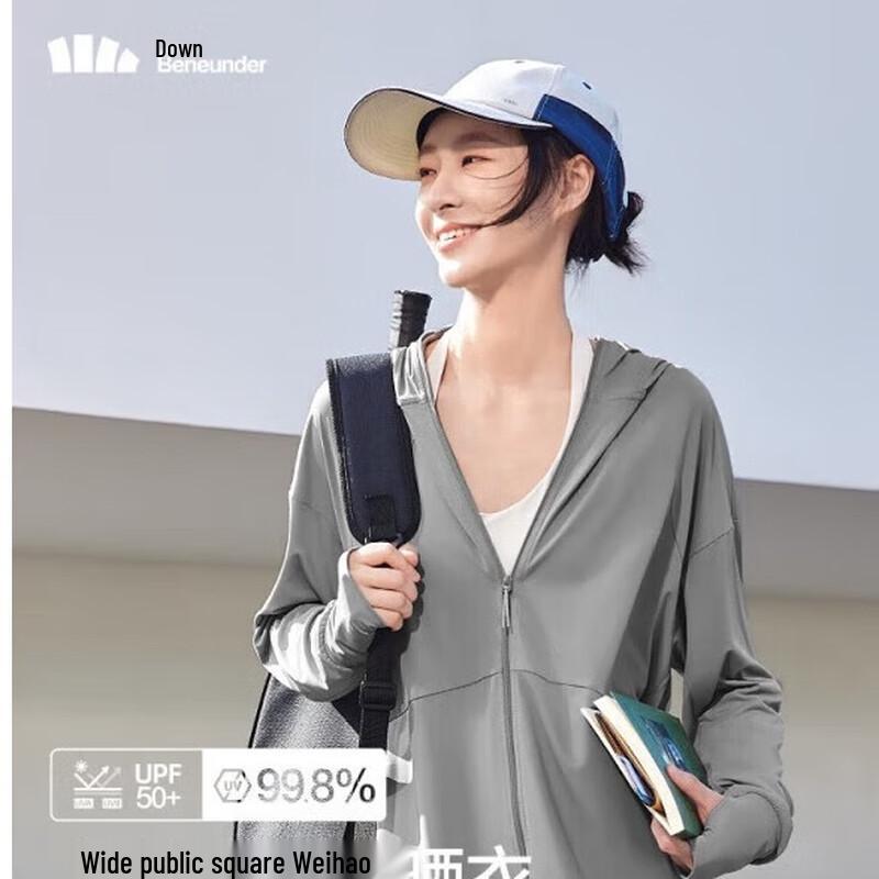 Beneunder Matte Black Glue Cooling Sun Protection Jacket for Women F