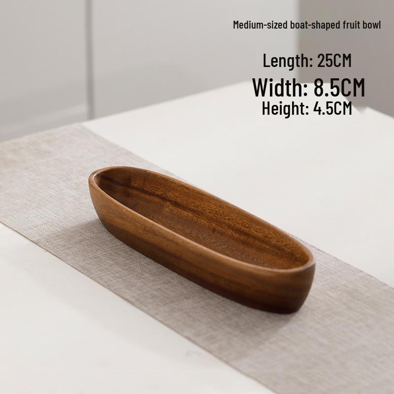 Luxury Walnut Snack & Fruit Display Tray