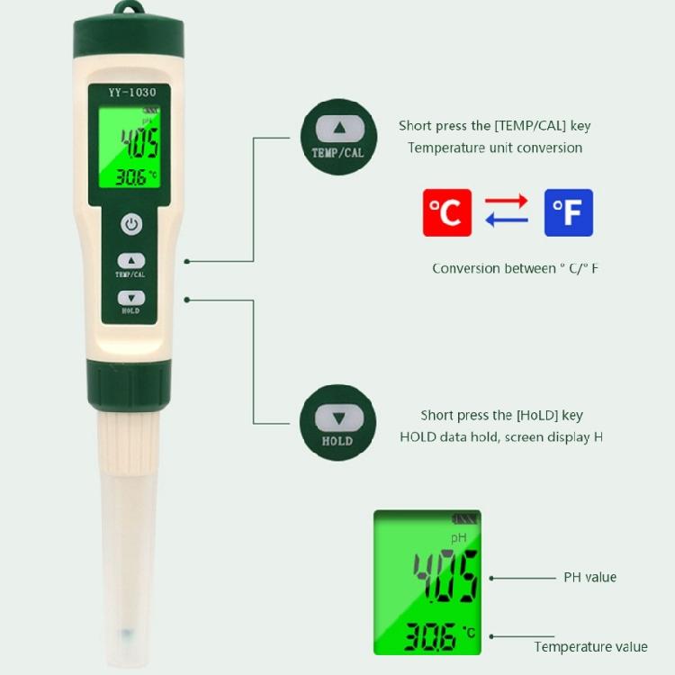 Reliable Soil pH Testing with Digital pH Meter Accurate Meat pH Detection Temp