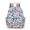 Bedruckter Nylon-Rucksack Studenten-Schultasche Damen Leichter Reiserucksack