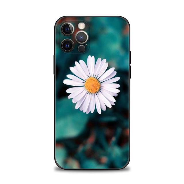 Handyhülle für Apple Iphone 14 13 12 11 Pro Max 13 12 Mini Xs Max Xr X 7 8 6 6s Plus Cover Shell Rose Tulip Green Shoots Flowers