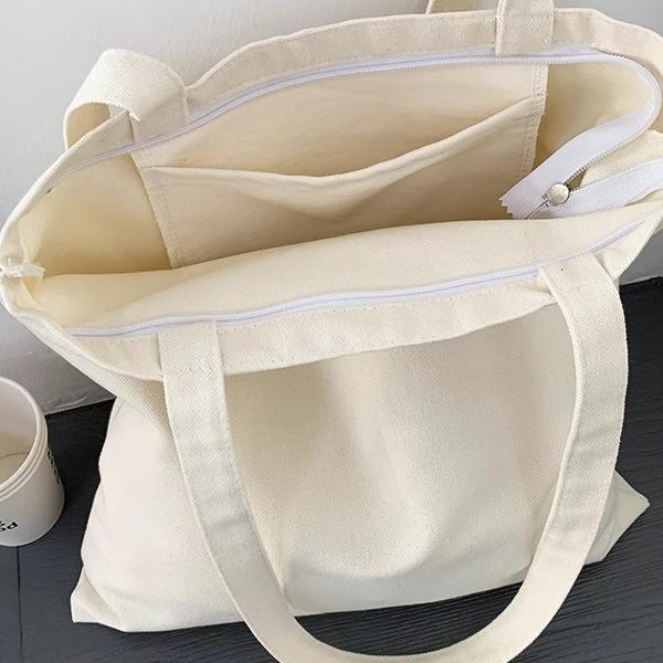 Panda Women's Large Canvas Shoulder Bag - Chinese Style Tote for Travel & Students