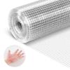 Hardware Cloth, 12.7 Mm 1 X 20 M 0.8 Mm Diameter Chicken Wire Fence, Hot-Dip Galvanized After Welding Metal Wire Mesh Roll, Garden Plant Welded