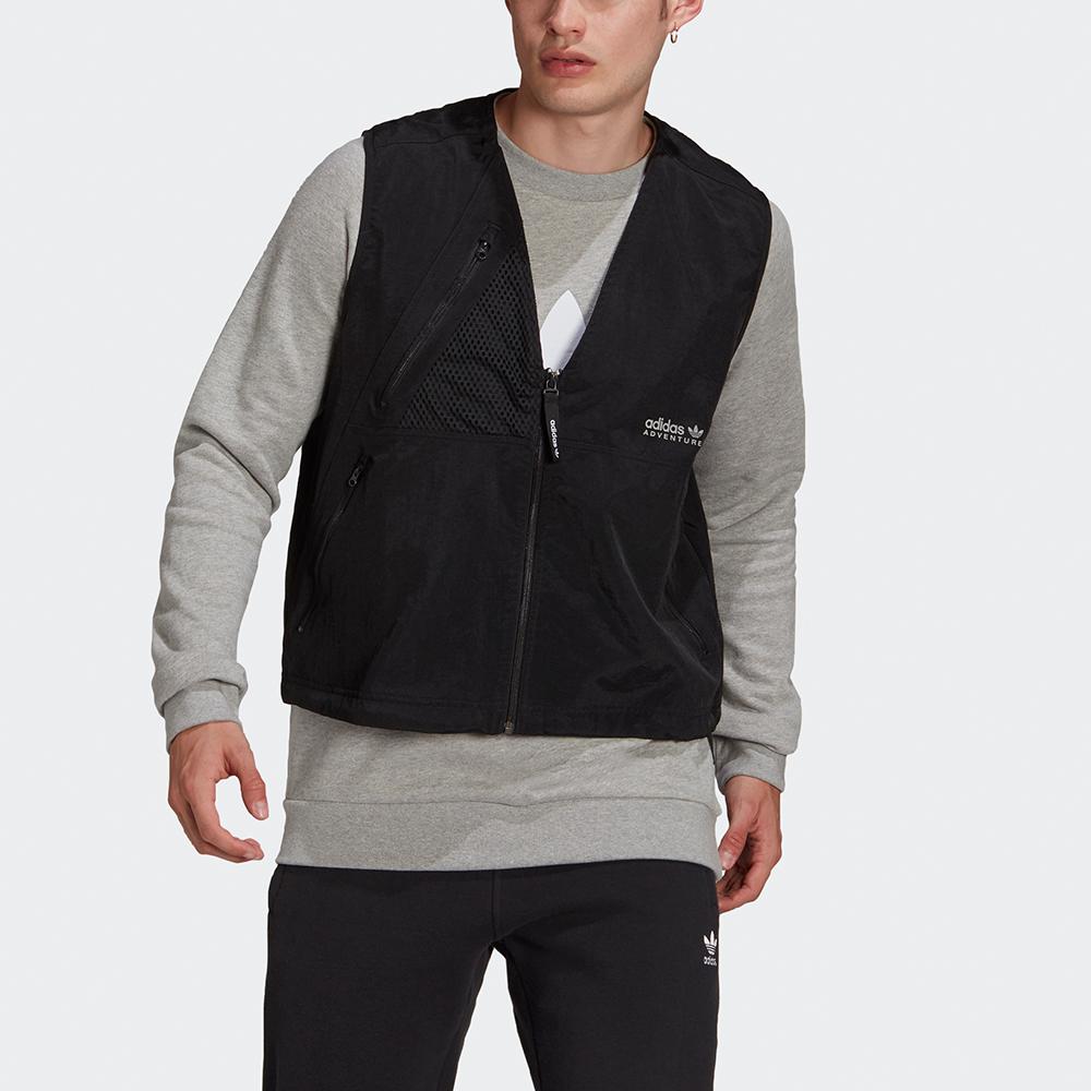 Adidas Originals Sports Vest Solid Color Sports Vest Men Vests Black H09056