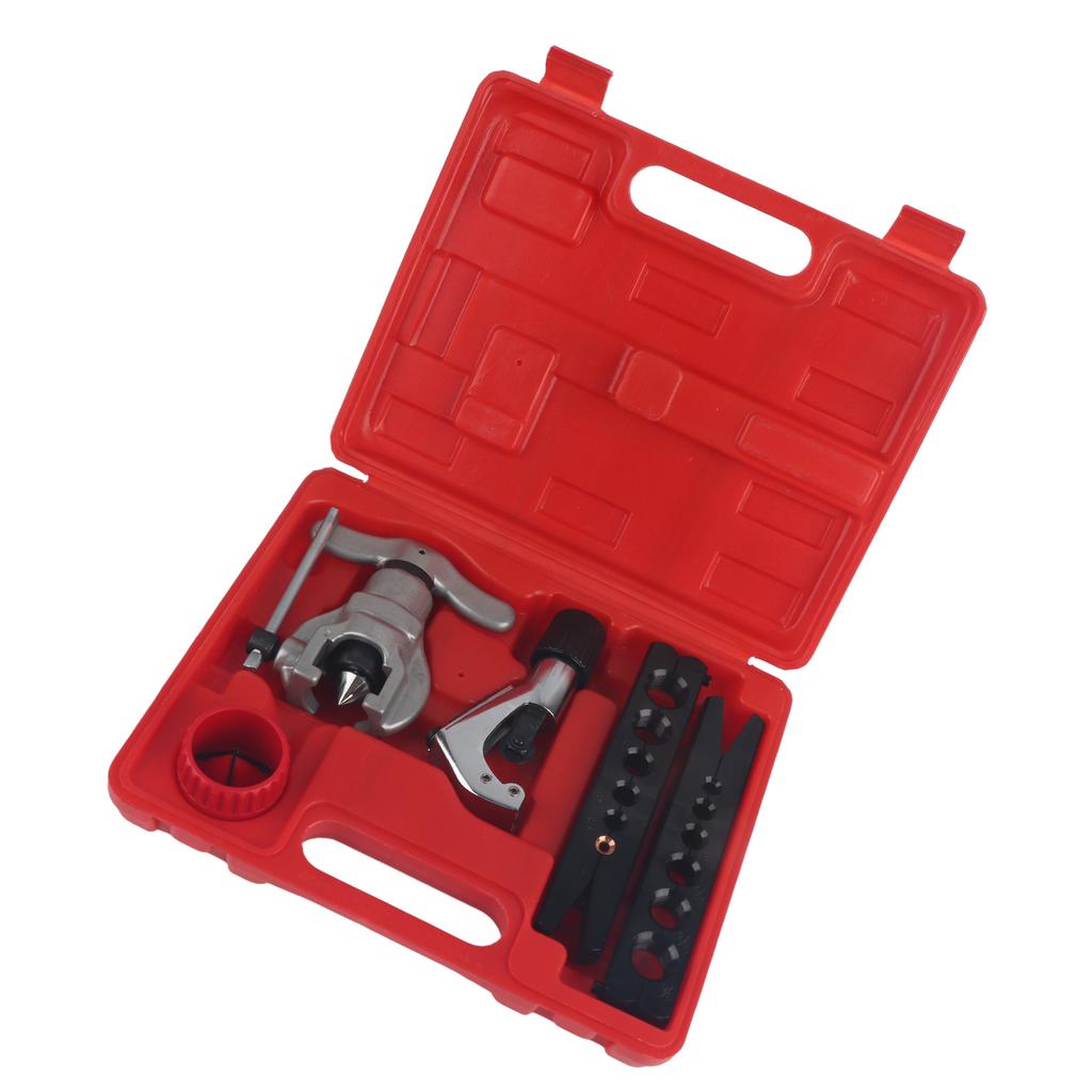 Pipe Eccentric Cone Flaring Tool Set Copper Aluminum Tube Flare Repair Assortment Kit