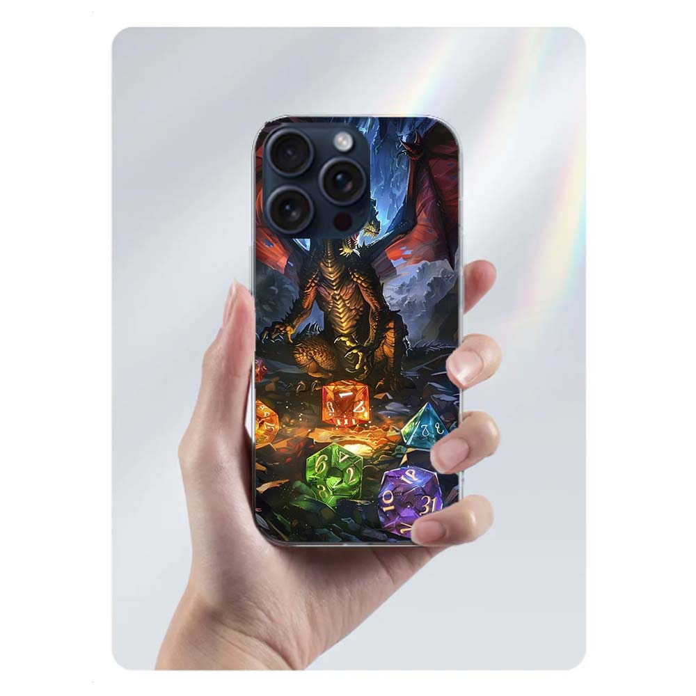 Game D-Dungeons D-Dragons D-DND Clear Phone Case For Iphone 17 Air 16 Pro Max 15 Pro 14 Plus 17E 16E 11 13 12 Mini Cover Cases F