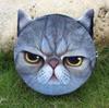 3D Cute Cat Dog Head Pillow Cushion Home Sofa Car Seat Cushions Creative Cartoon Cat Nap Pillow Cushion Gift