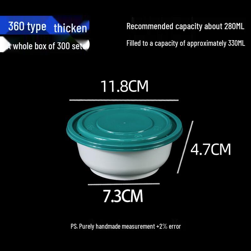 Handon Microwaveable Disposable Takeaway Bowls