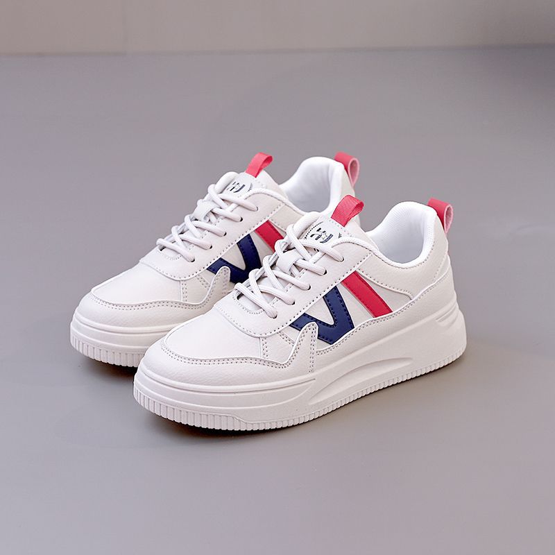 Women's Spring and Autumn Breathable White Shoes Flat Shoes Single Shoes All-match Casual Sports Shoes