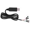 USB To COM or TTL Adapter Cable, New, 1 Meter  , Lightweight for Easy Transport, Different Color Wires,   Download, with