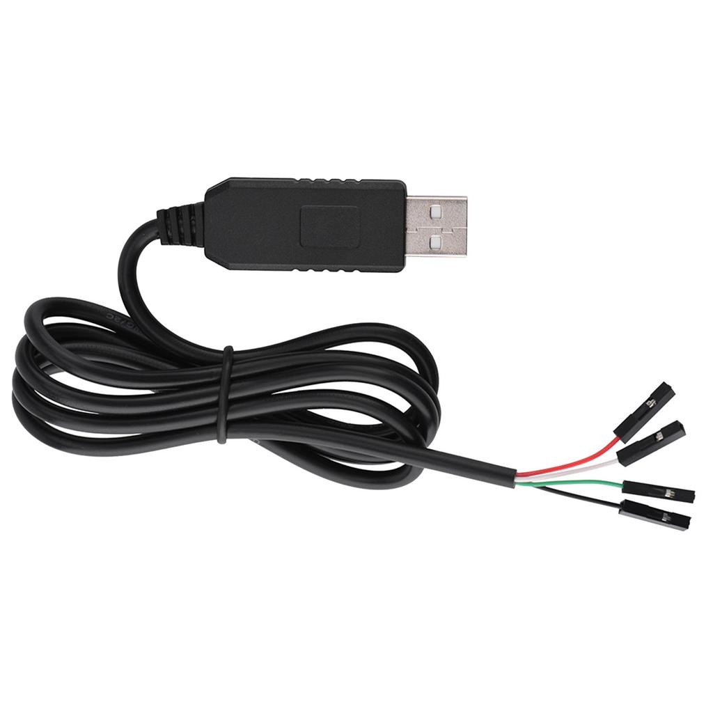 USB To COM or TTL Adapter Cable, New, 1 Meter  , Lightweight for Easy Transport, Different Color Wires,   Download, with