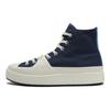 Converse All Star Construct Bequem und Vielseitig Strapazierfähig und Leicht High-Top Canvas Schuhe Unisex Dunkelblau