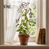 Unique Garden Stakes 11.8 Inch Plant Trellis for Climbing Plants, Elegant Lady Metal Gifts Friends Trellis, Decorative Flower Support Outdoor