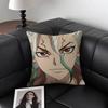 1Pc Anime Dr. Stone Pillow Case Fashion Square Pillowcase Bedroom Sofa Room Ins Decoration Leisure
