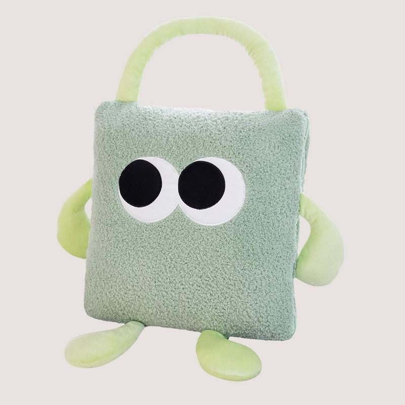 Cartoon Plush Toy Pillow Blanket Combo For Sofa Bed Office Nap Gift Doll Adults