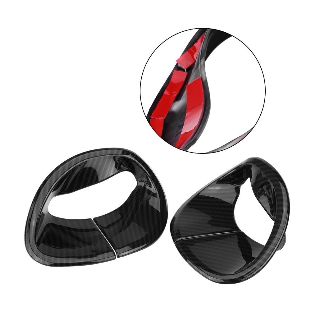 Car Interior Front Row Safety Belt Frame Cover Trim for Alfa Romeo Giulia 2016 2018