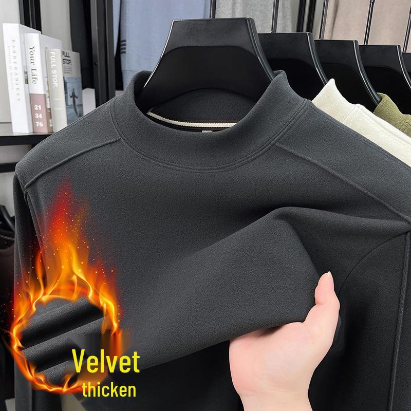 Men s Thickened Cationic Self-Heating Long-Sleeve Base Layer Hoodie 4XL