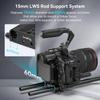 SMALLRIG Camera Baseplate with 15mm LWS Rod Rail Clamp for Sony Canon Sony Camera Cage A6500, A6600, A6300, R5, R6, A7SIII/A7III, &