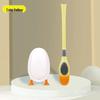 Silicone Duck Toilet Brush Set, Wall-Mounted, No Dead Angles