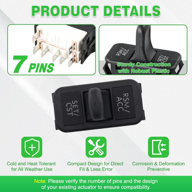 7 P A0630769012 Fixed Speed Cruise Control Switch Button Cruise Control Switch for Freightliner Columbia 10.3L I6 2001–2003