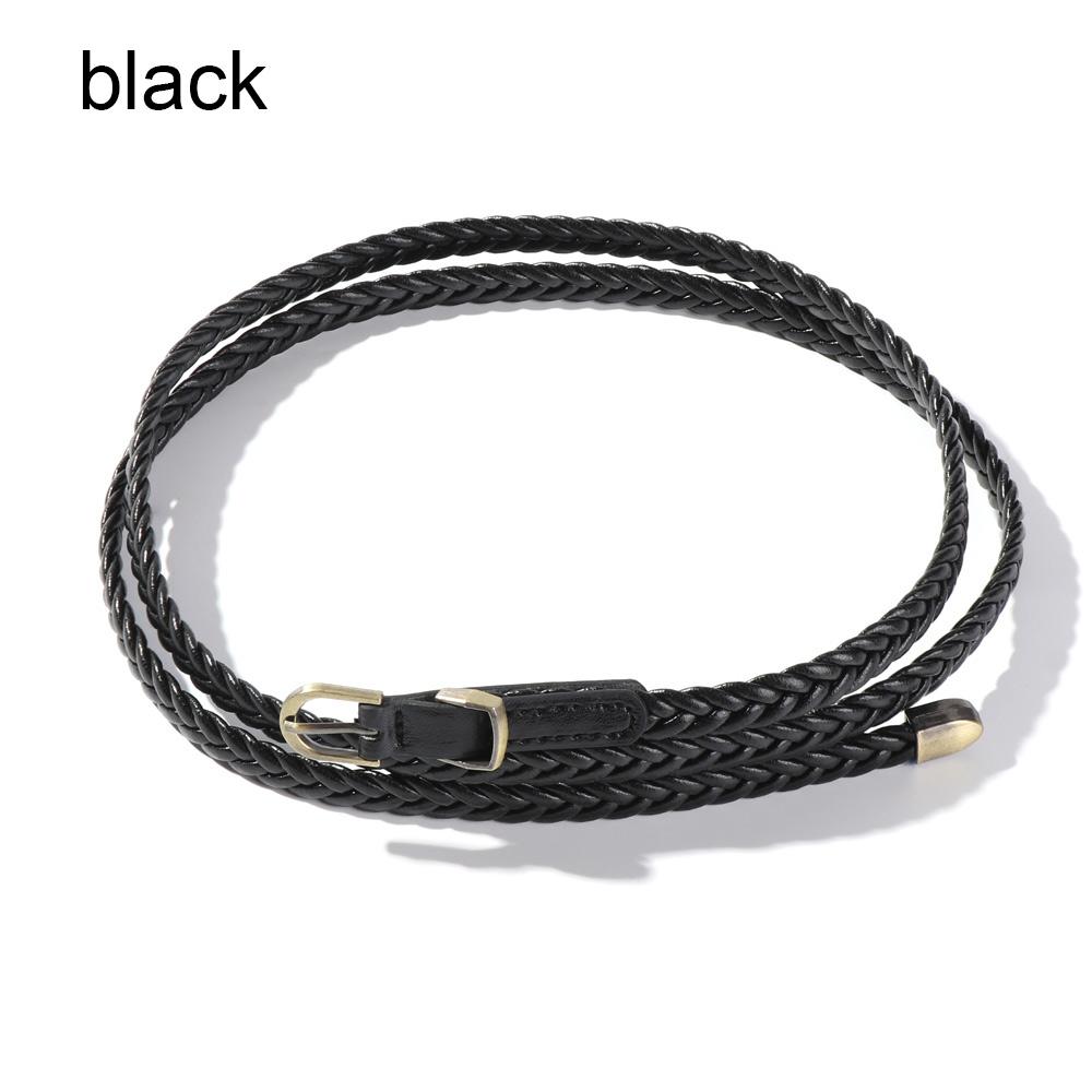 Girls Sweater Candy Color Adjustable Belt Faux Leather Belts Dress Strap Thin Skinny Waistband