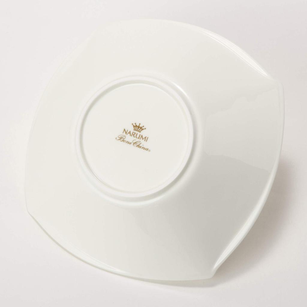 NARUMI Forte Schüssel, Weiß, 28cm, Quadratisch, Mikrowellengeeignet, 50460-3454