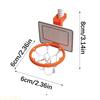 A1A2 Kompaktes Desktop-Basketballkorb-Set Ohne Bohren Montage Desktop-Basketballspiel Spielzeug für Kinder Erwachsene Familienspiel