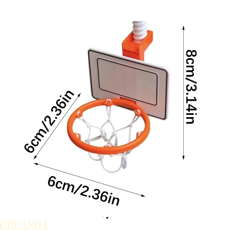 A1A2 Kompaktes Desktop-Basketballkorb-Set Ohne Bohren Montage Desktop-Basketballspiel Spielzeug für Kinder Erwachsene Familienspiel