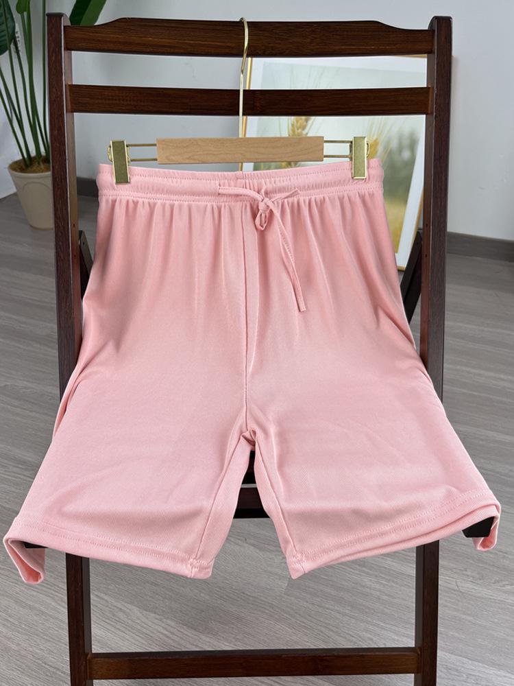 High-Waist Women's Summer Ice Silk Shorts