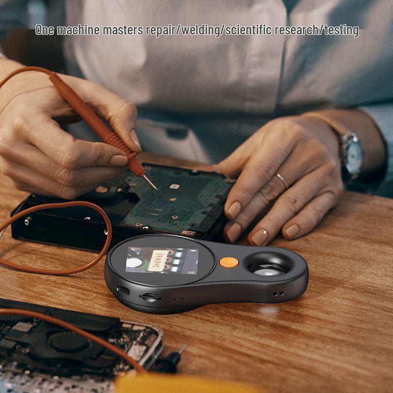 Portable Digital Handheld Microscope with Multifunctional 4-Inch Screen for Detection and Repair Tasks