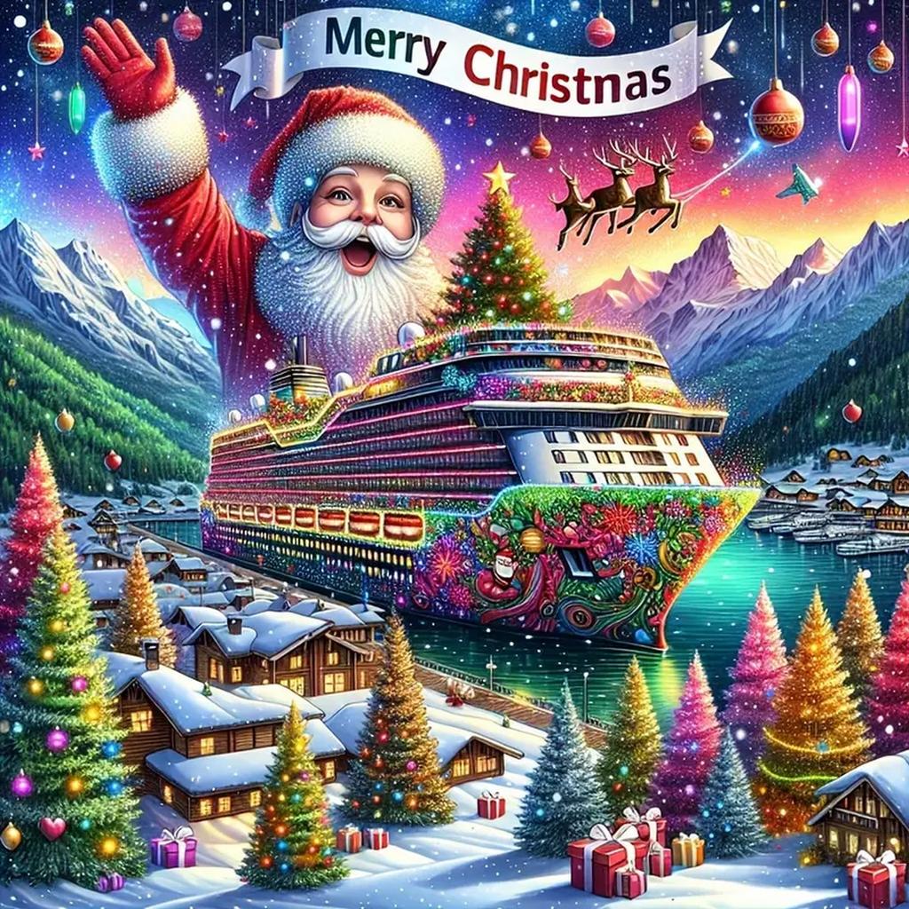 DIY Full Round Diamond Painting Cross Stitch Merry Christmas Santa Claus Snowman Home Decoration Arts Diamond Painting 5d Diamond Art Painting