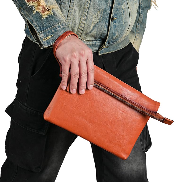 Genuine Leather Mini Shoulder Bag for Leather Crossbody Small Clutch Body Cowhide Messenger Shoulder Large Capacity [NICE SELECTION] Men, Sacoche,