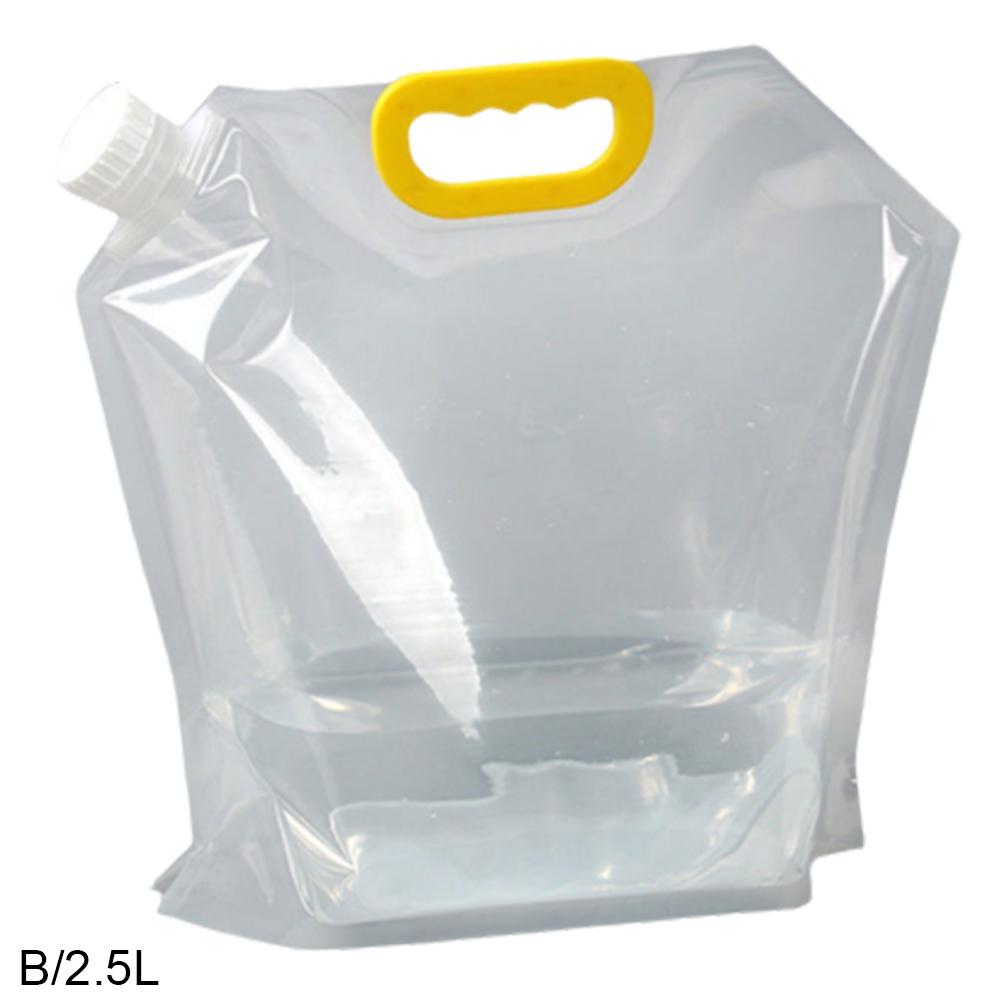 1.5/2.5/5/10L Large capacity Outdoor Water Bag Foldable Portable Drinking Water Bag Camping Hiking Emergency Water Storage Bag