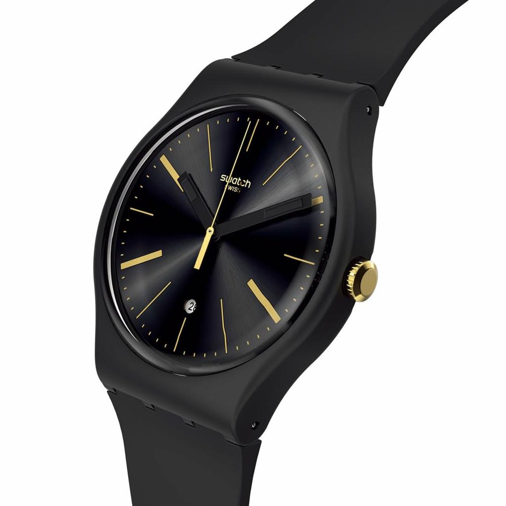 Watch A DASH OF YELLOW SO29B403 Black [Swatch]