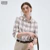 Teenie Weenie Women's Cartoon Bear Plaid Shirt