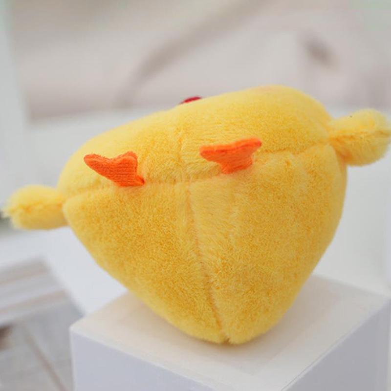 Kreskówkowy Uroczy Kurczak Pluszowa Lalka Zabawka Wisiorek Breloczek Ozdoby do Zawieszenia na Plecaku Prezenty